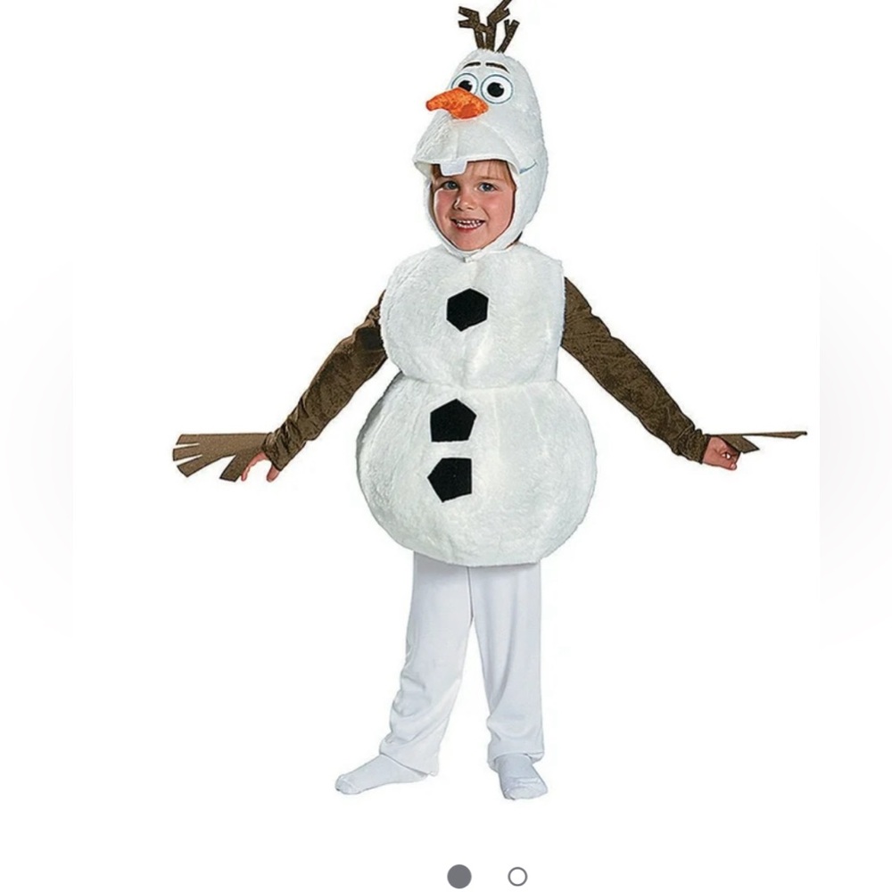 Disguise Disney Frozen Olaf deluxe toddler costume. NWT large 4-6